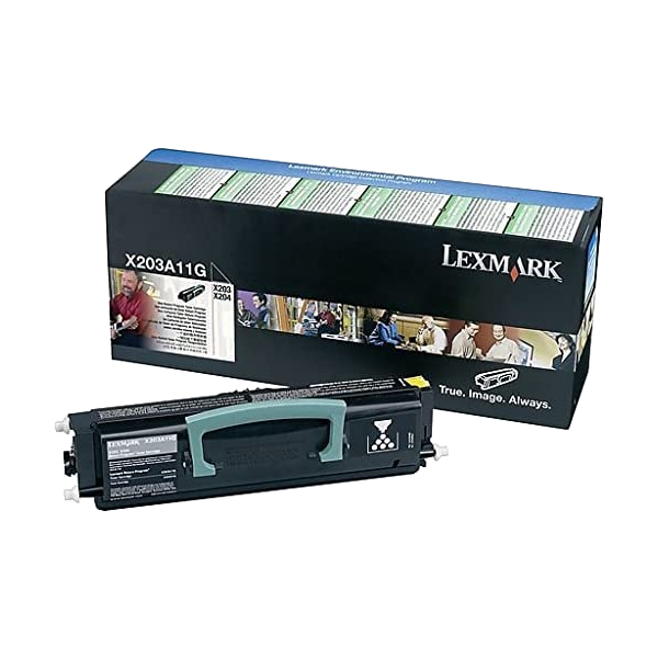 Genuine Lexmark X203A11G Black Toner Cartridge