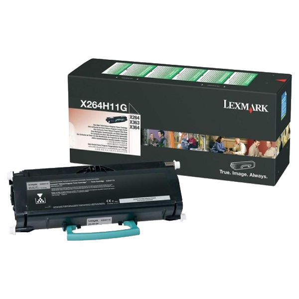 Genuine Lexmark X264H11G Black Toner Cartridge High Yield