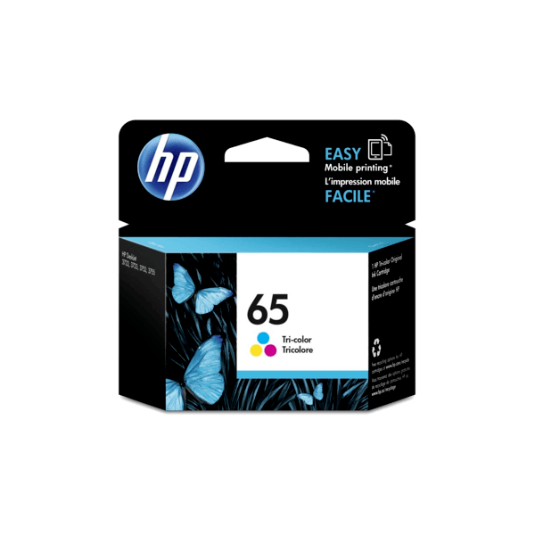 Genuine HP 65 Colour Ink Cartridge N9K01AA