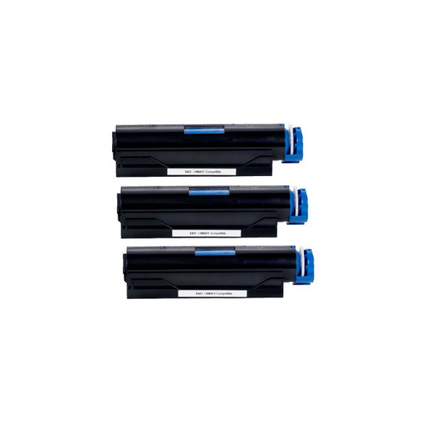 Compatible OKI B401 MB451 High Yield Toner 3 PACK