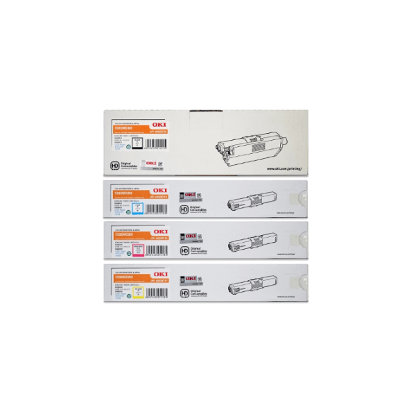 Genuine Oki C332 MC363 Toner Value Pack