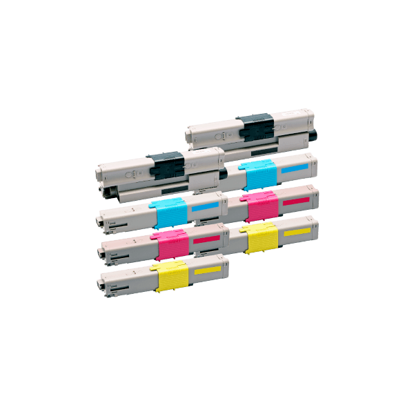 Compatible OKI C510 C530 MC561 Toner Double Value Pack