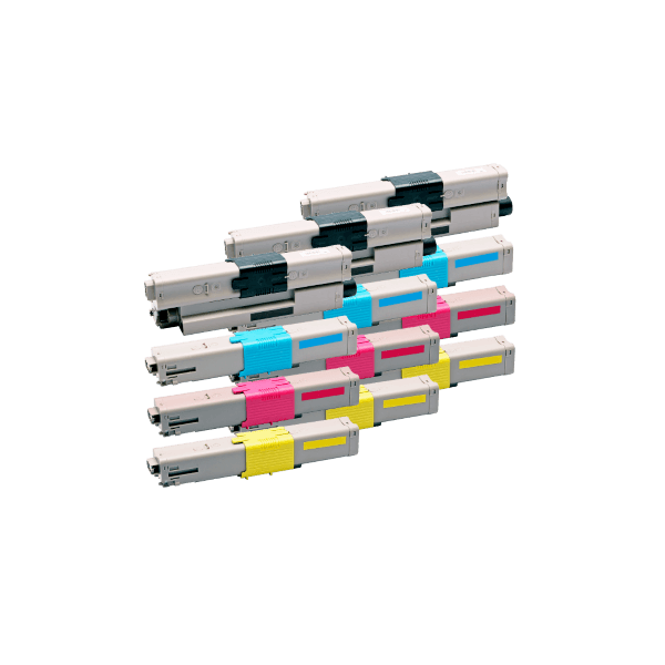 Compatible OKI C510 C530 MC561 Toner Triple Value Pack