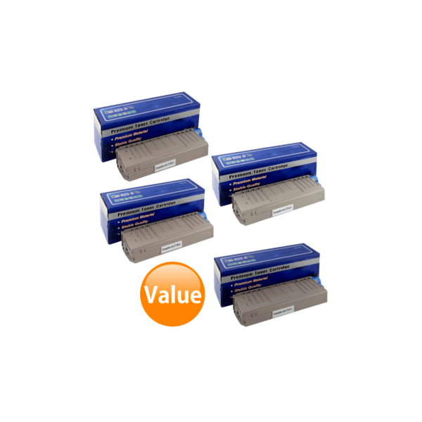 Compatible Oki C710 C711 Toner Cartridge Value Pack