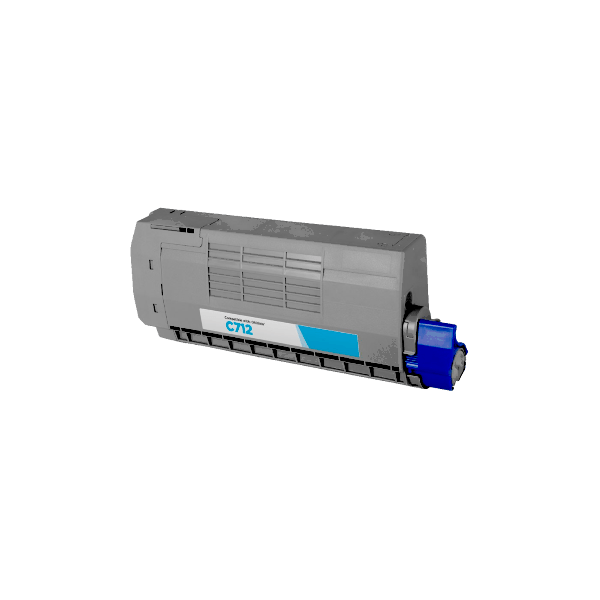 Compatible Oki C712n Cyan Toner