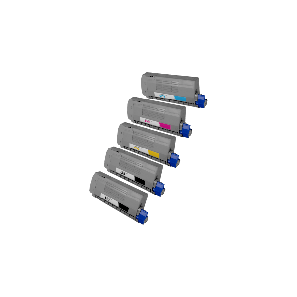 Compatible Oki C712n Toner Value Pack PLUS EXTRA BLACK