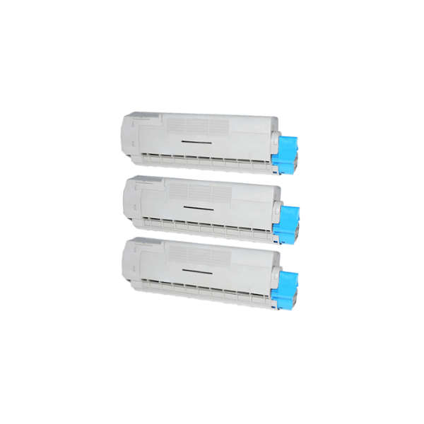 Compatible Oki ES6410 Black Toner Cartridge 3 PACK