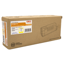 Genuine Oki C712 Yellow Toner