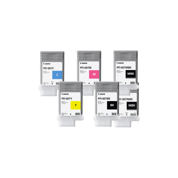 Genuine Canon PFI-007 Ink Cartridge PLUS Value Pack for iPF670e