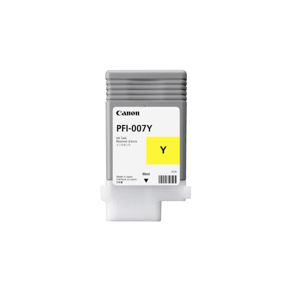 Genuine Canon PFI-007Y Yellow Ink Cartridge for iPF670e