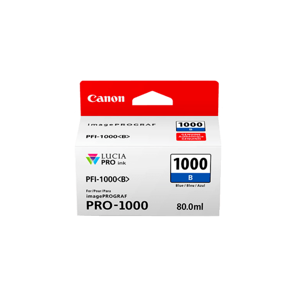 Genuine Canon PFI-1000B Blue Ink