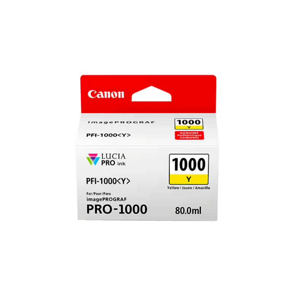 Genuine Canon PFI-1000Y Yellow Ink