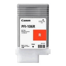 Genuine Canon PFI-106R Red Ink Cartridge 130ml