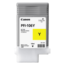 Genuine Canon PFI-106Y Yellow Ink Cartridge 130ml