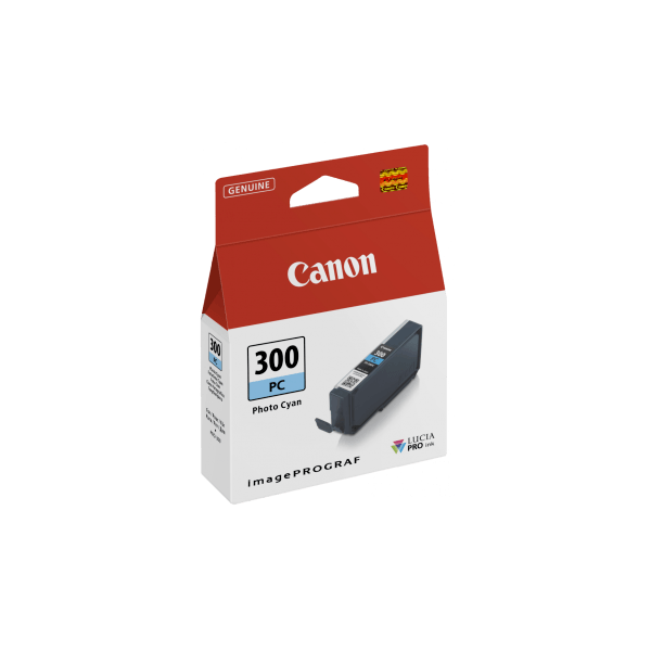 Genuine Canon PFI-300 Photo Cyan Ink Cartridge