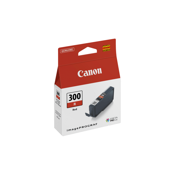 Genuine Canon PFI-300 Red Ink Cartridge