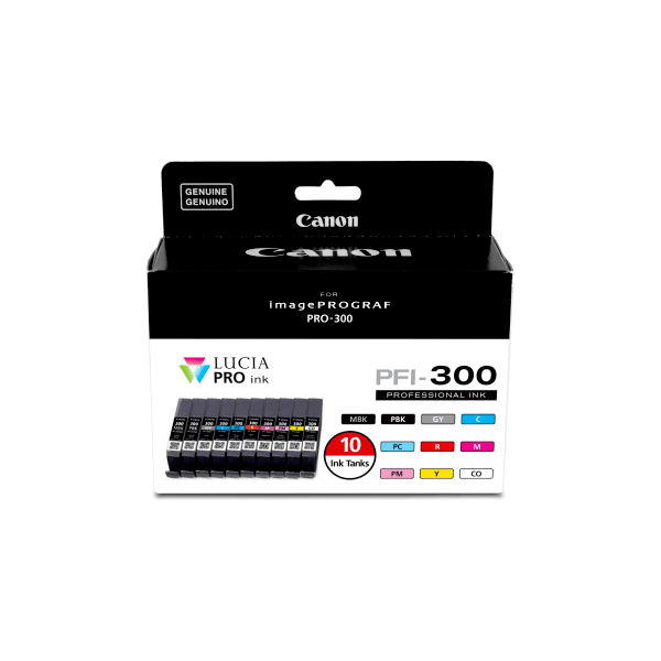 Genuine Canon PFI-300 Ink Cartridge Value Pack