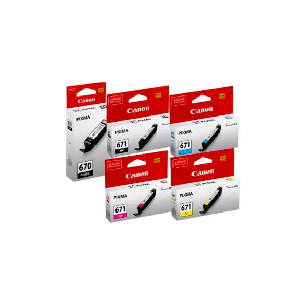 Genuine Canon PGI-670 CLI-671 Ink Cartridge Value Pack