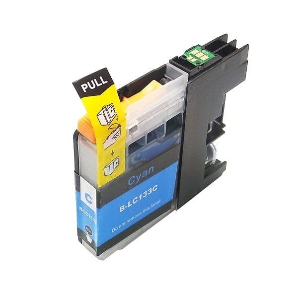 Compatible Brother LC-133 Cyan Ink Cartridge