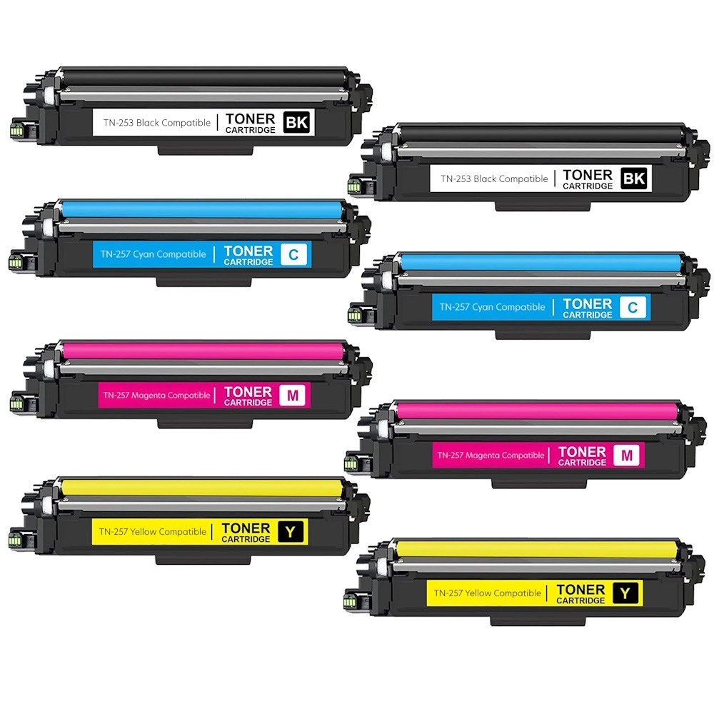 Compatible Brother TN-253 TN-257 Toner Double Value Pack TN253 TN257