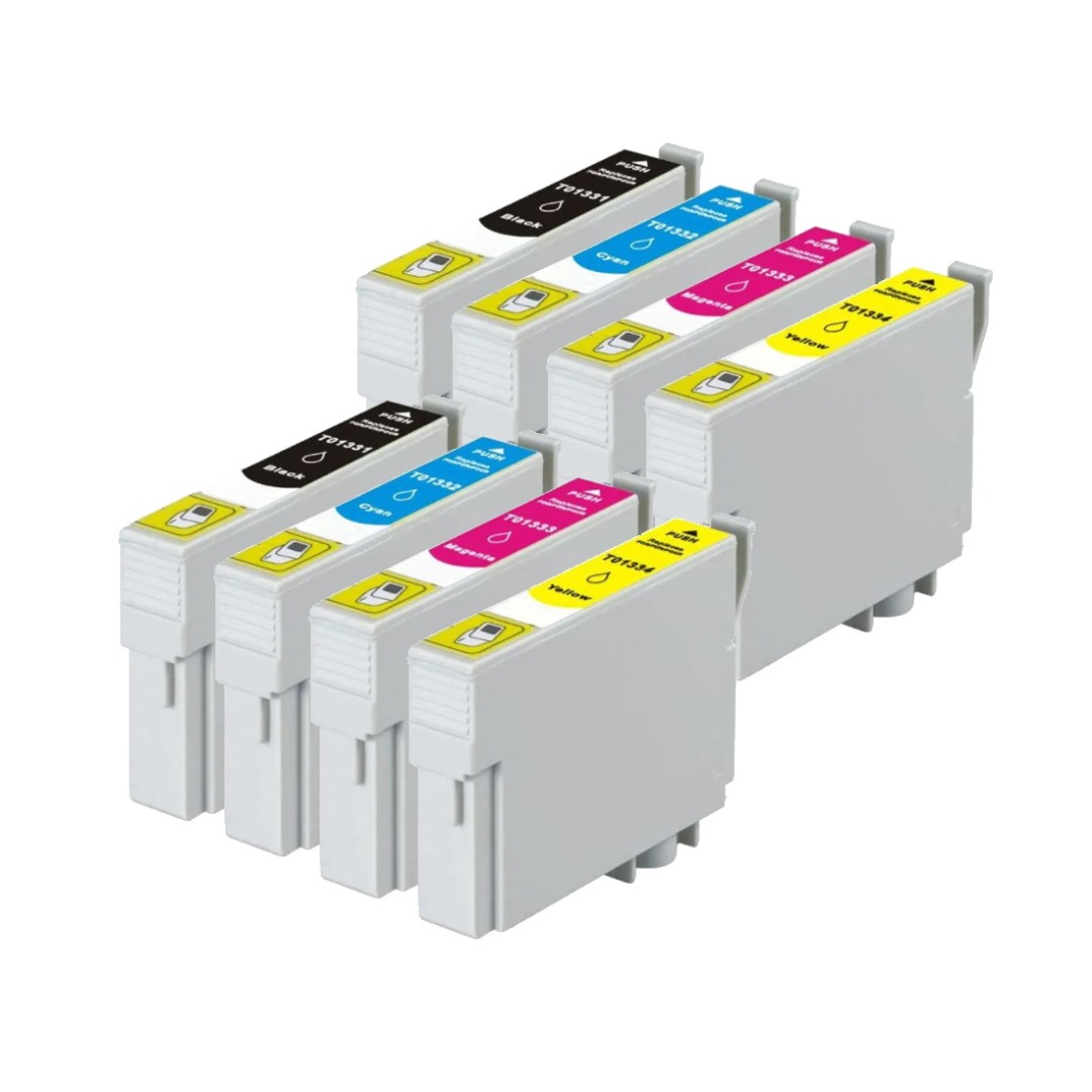 Compatible Epson 133 Ink Cartridge Double Value Pack