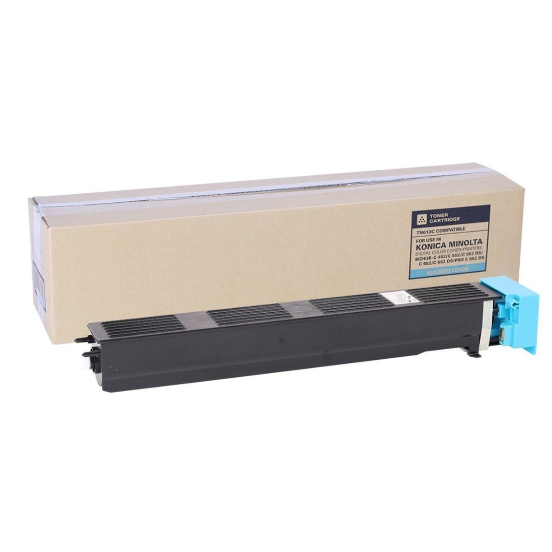 Compatible Konica Minolta Bizhub C452, C552, C652 Cyan Toner TN413 / TN613