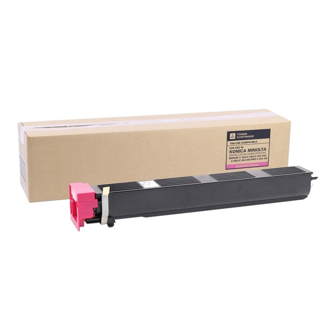 Compatible Konica Minolta Bizhub C452, C552, C652 Magenta Toner TN413 / TN613