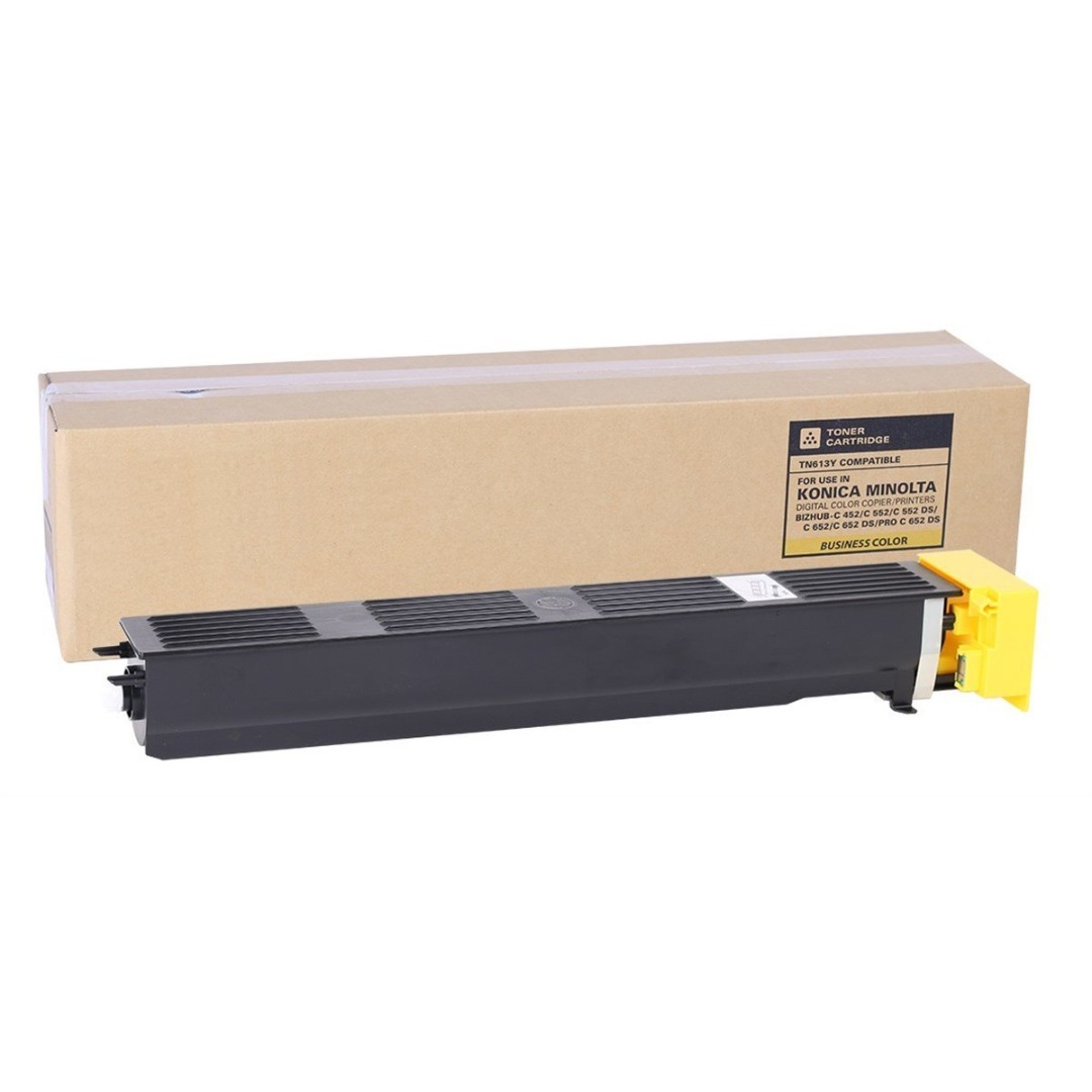 Compatible Konica Minolta Bizhub C452, C552, C652 Yellow  Toner TN413 / TN613