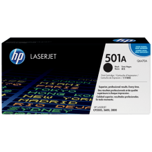 Genuine HP 501A Black Toner Cartridge Q6470A