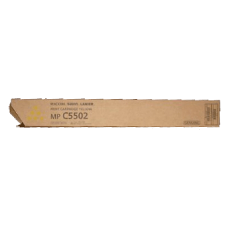 Genuine Ricoh Aficio MP C4502 MP C5502 Yellow Toner Cartridge