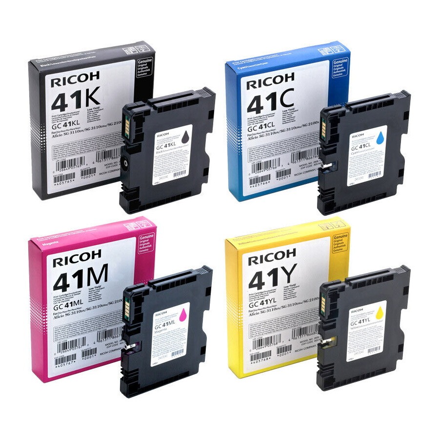 Genuine Ricoh SG3110 SG7100 Ink Cartridge Combo Value Pack