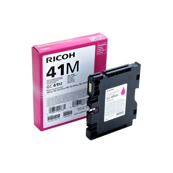 Genuine Ricoh SG3110 SG7100 Magenta Ink Cartridge GC-41M