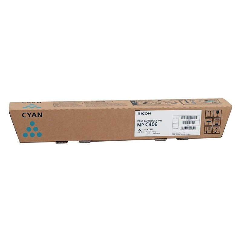 Genuine Ricoh MP C306 MP C307 MP C407 Cyan Toner Cartridge