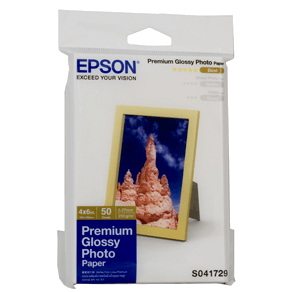 Epson 4" x 6" Premium Glossy Photo Paper S041729 S041867