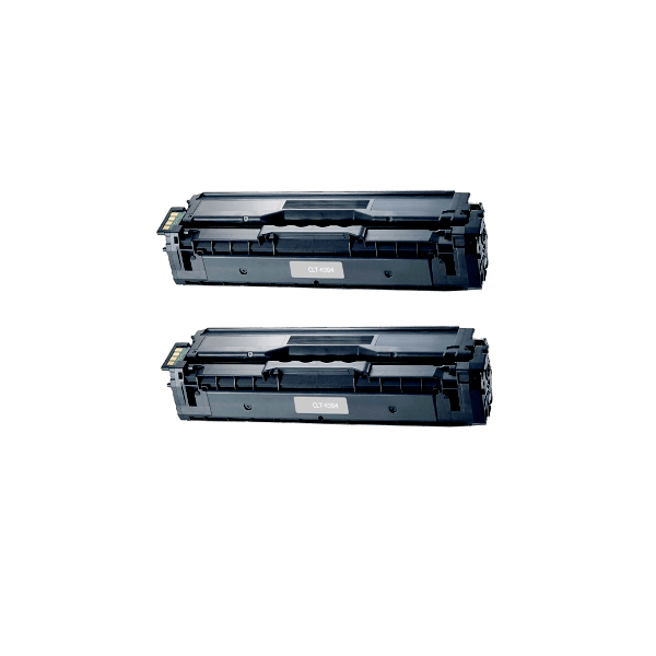 Compatible Samsung CLT-K504S Black Toner 2 PACK SU160A