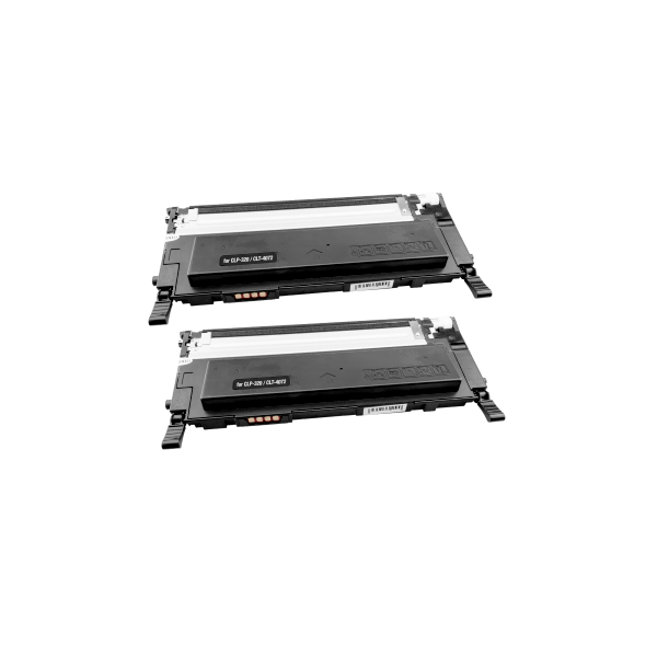 Compatible Samsung CLT-K407S Black Toner 2 PACK