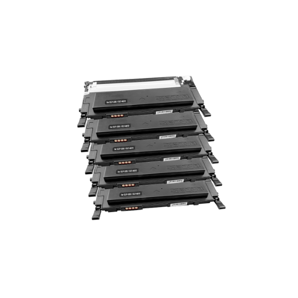 Compatible Samsung CLT-K407S Black Toner 5 PACK