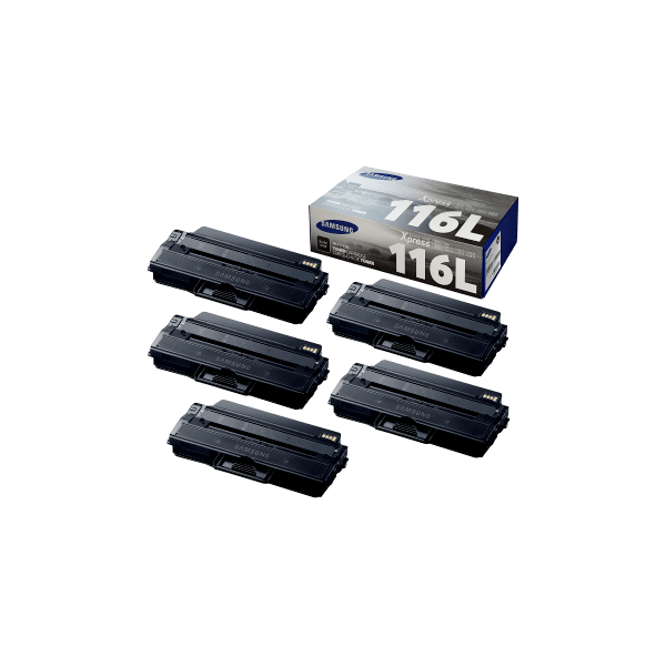 Genuine Samsung MLT-D116L Toner High Yield 5 PACK