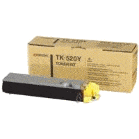 Genuine Kyocera TK-520Y Yellow Toner Cartridge