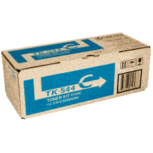 Genuine Kyocera TK-544C Cyan Toner Cartridge