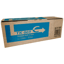 Genuine Kyocera TK-869C Cyan Toner Cartridge