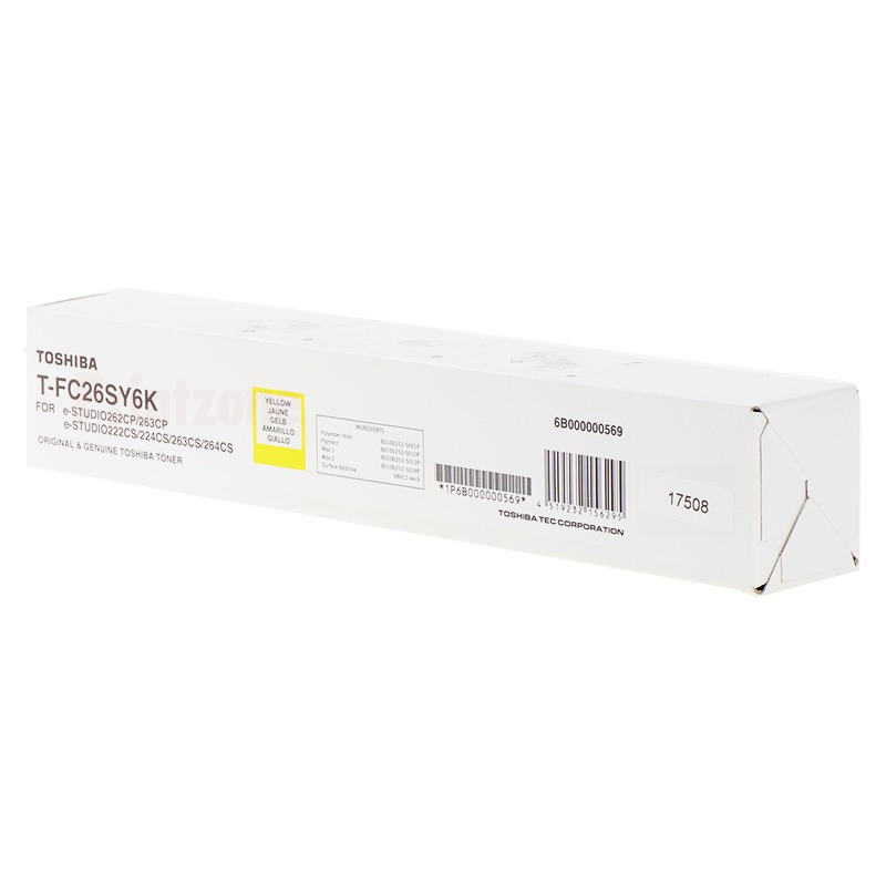 Genuine Toshiba e-Studio 262CP 262CS 263CS TFC26SY Yellow Toner Cartridge