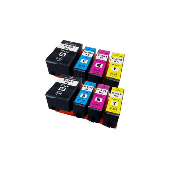 Compatible Epson 202XL Ink Double Value Pack High Yield