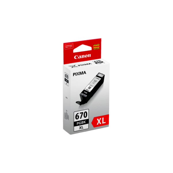 Genuine Canon PGI-670XL Black Ink Cartridge High Yield